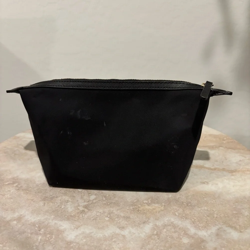 Kate Spade zip nylon cosmetic bag